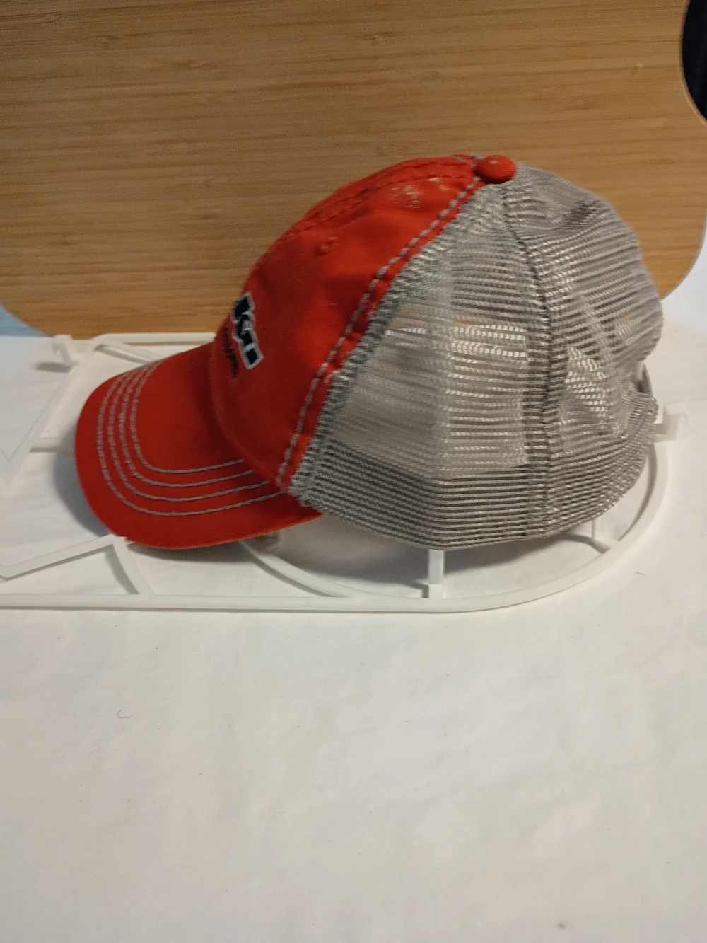Orange and Gray Trucker Hat - Batteries & Accessories